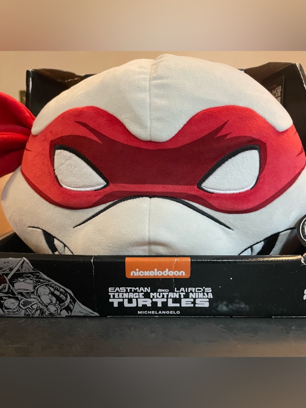 Nickelodeon Teenage Mutant Ninja Turtles Michelangelo Plush - White & Red Mask